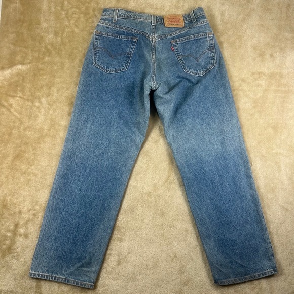 Vintage Levis 525 Special Reserve Jeans Mens 34x30 Made in USA Loose Straight 90 - Picture 8 of 11